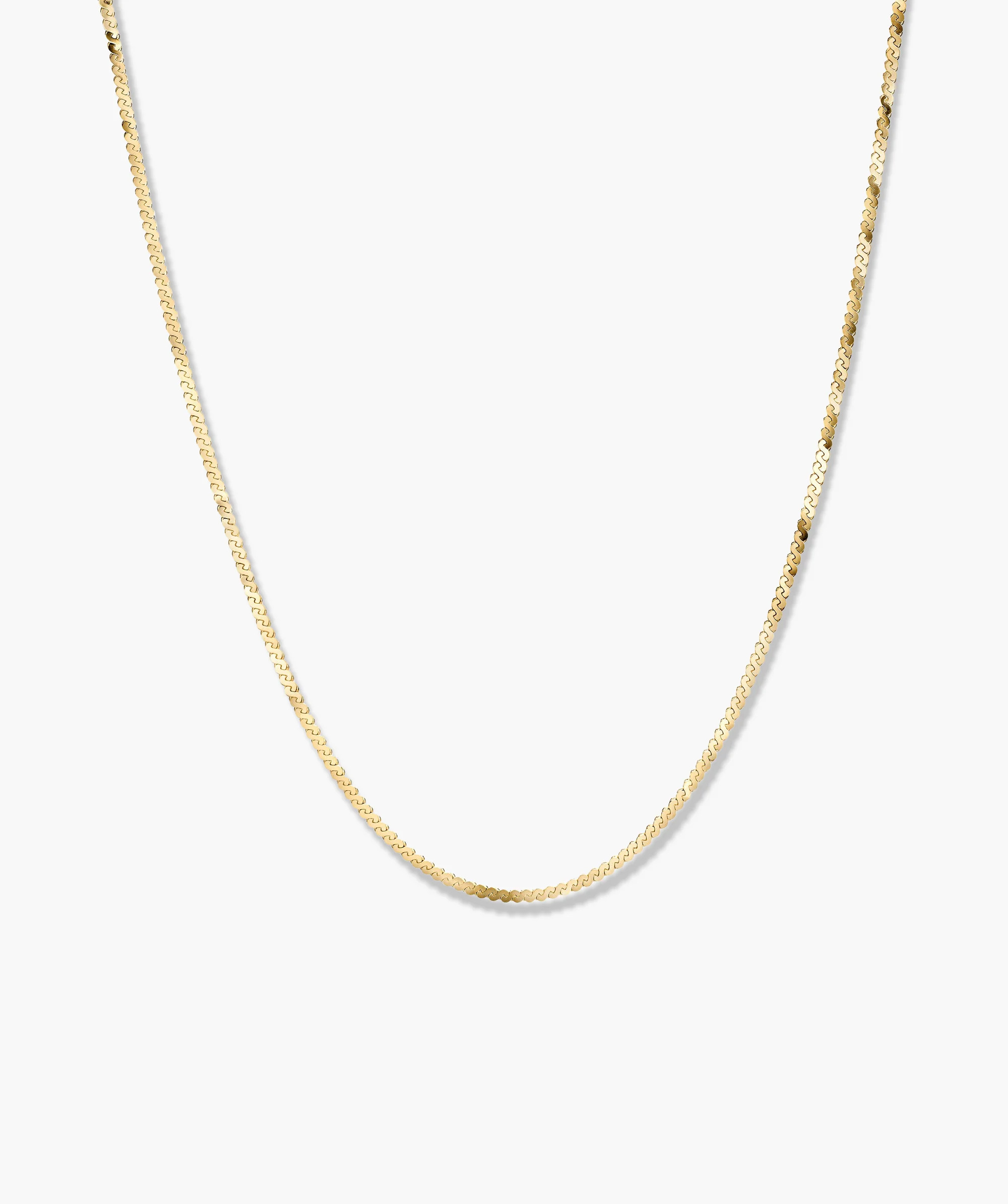 Serpentine Chain Necklace | Mejuri Fine Crew