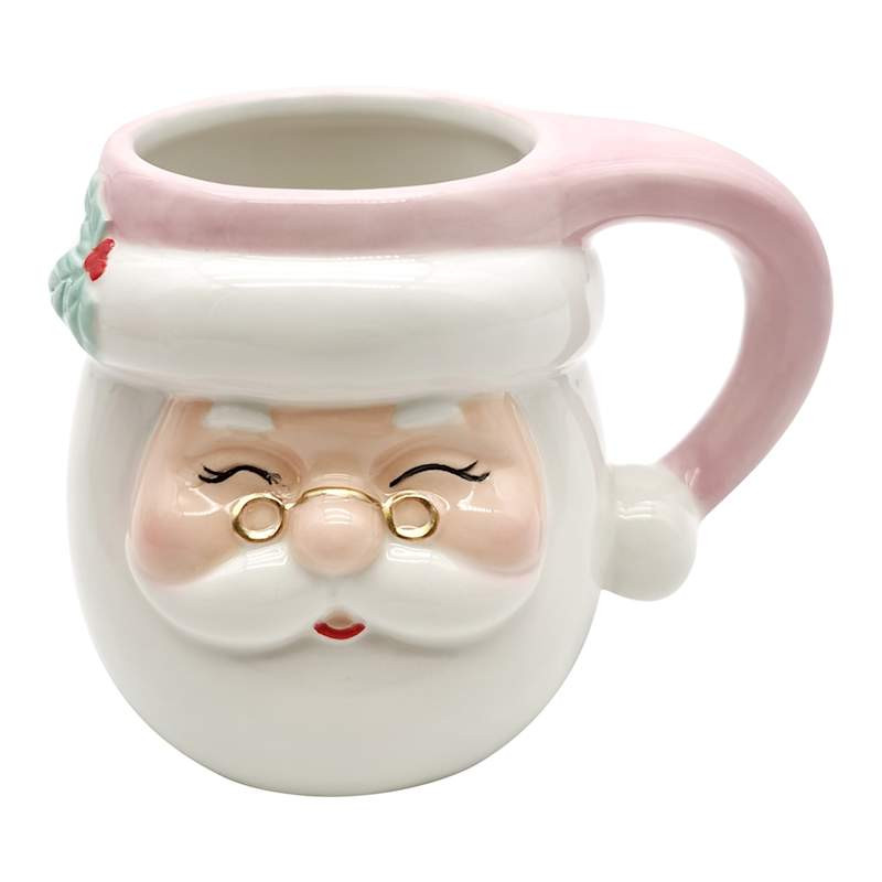 Mrs. Claus' Bakery Pink Santa Mug, 22oz | At Home