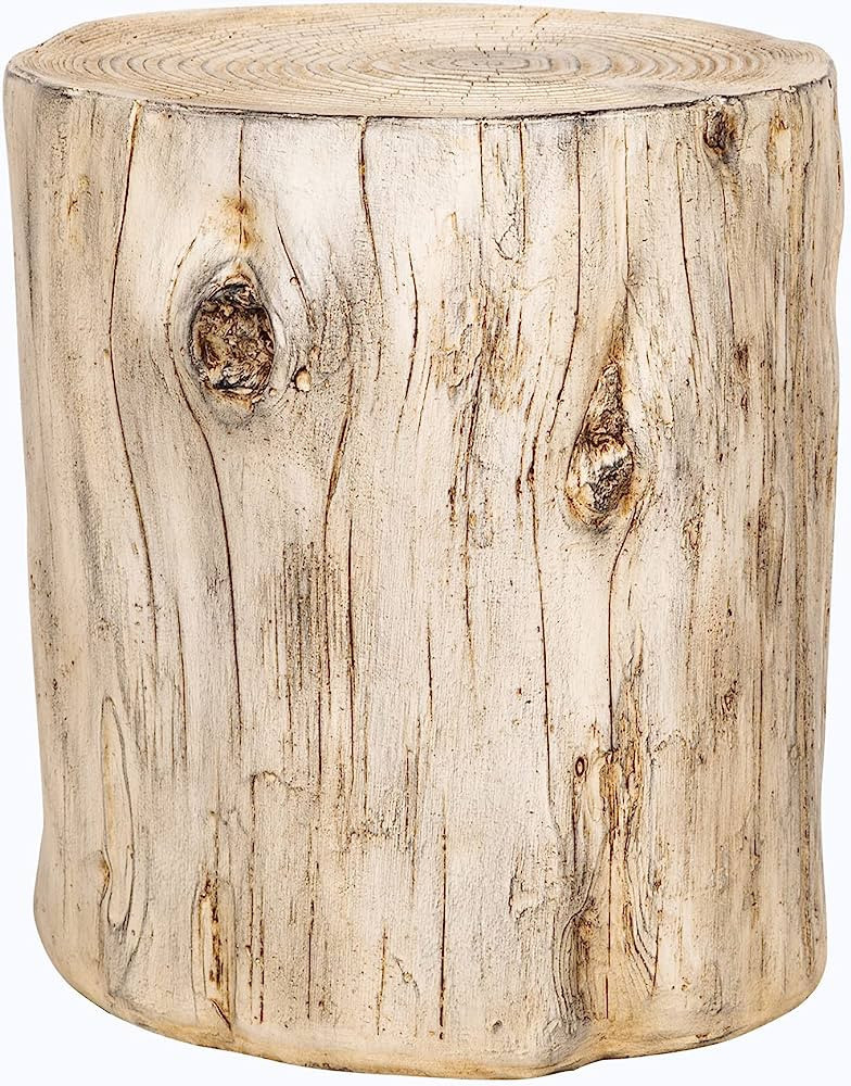 Ball & Cast Concrete Stool End Table, 16.5"H, Grey white | Amazon (US)