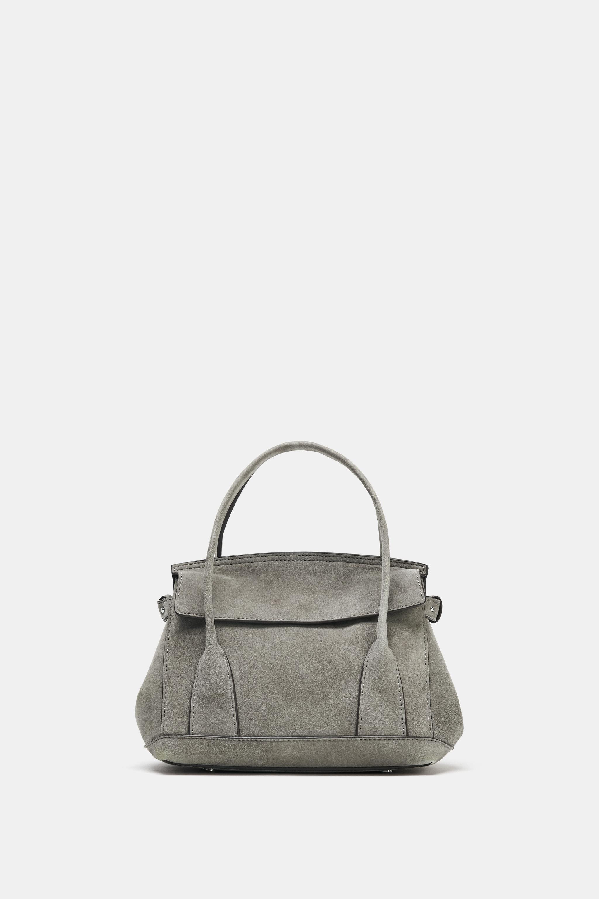 LEATHER MINI CITY BAG$ 169.00Gray | 6269/610/802Add to cartAddLeather mini city bag. Double handl... | Zara US