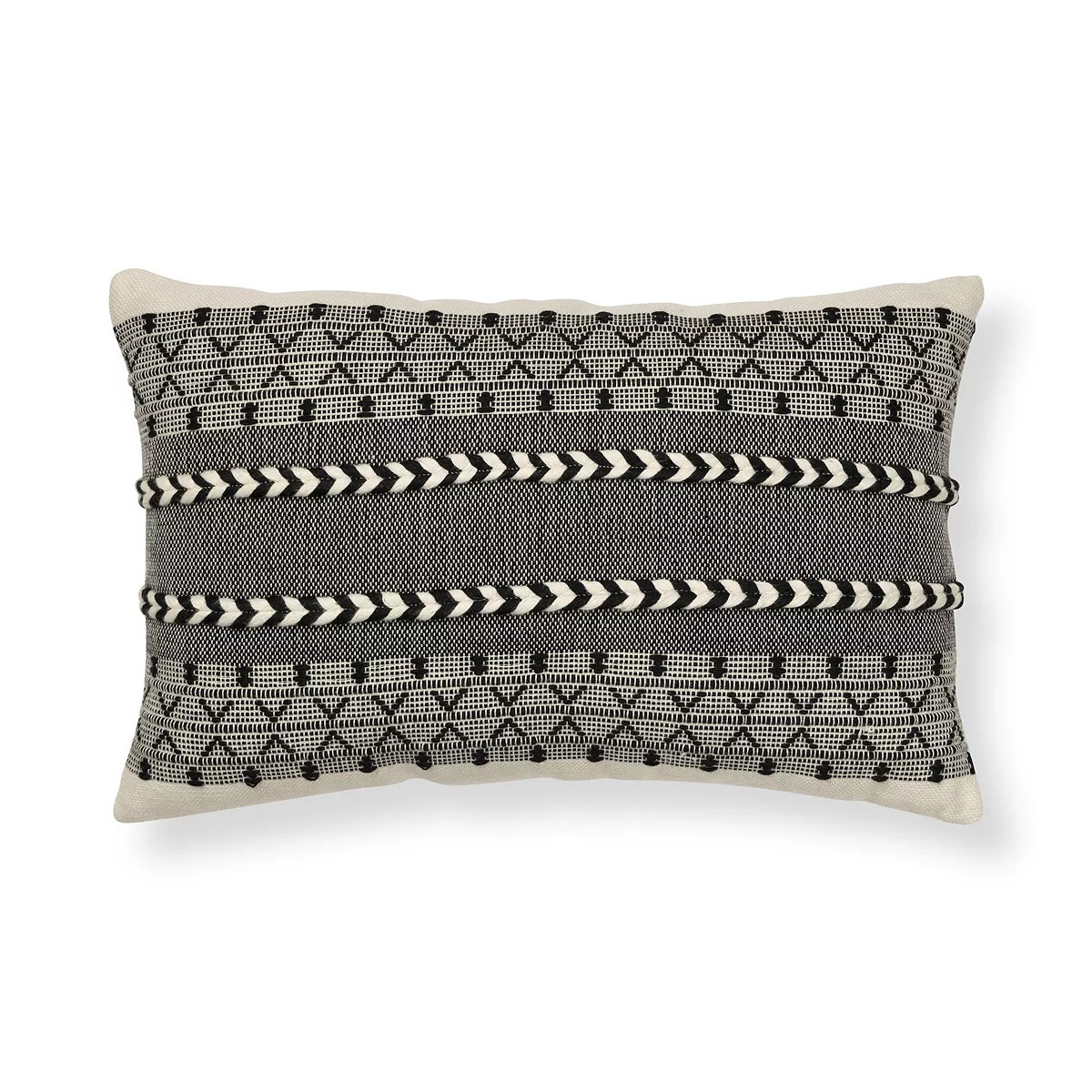 Sonoma Goods For Life® Woven Stripe Outdoor Decorative Pillow | Kohl's