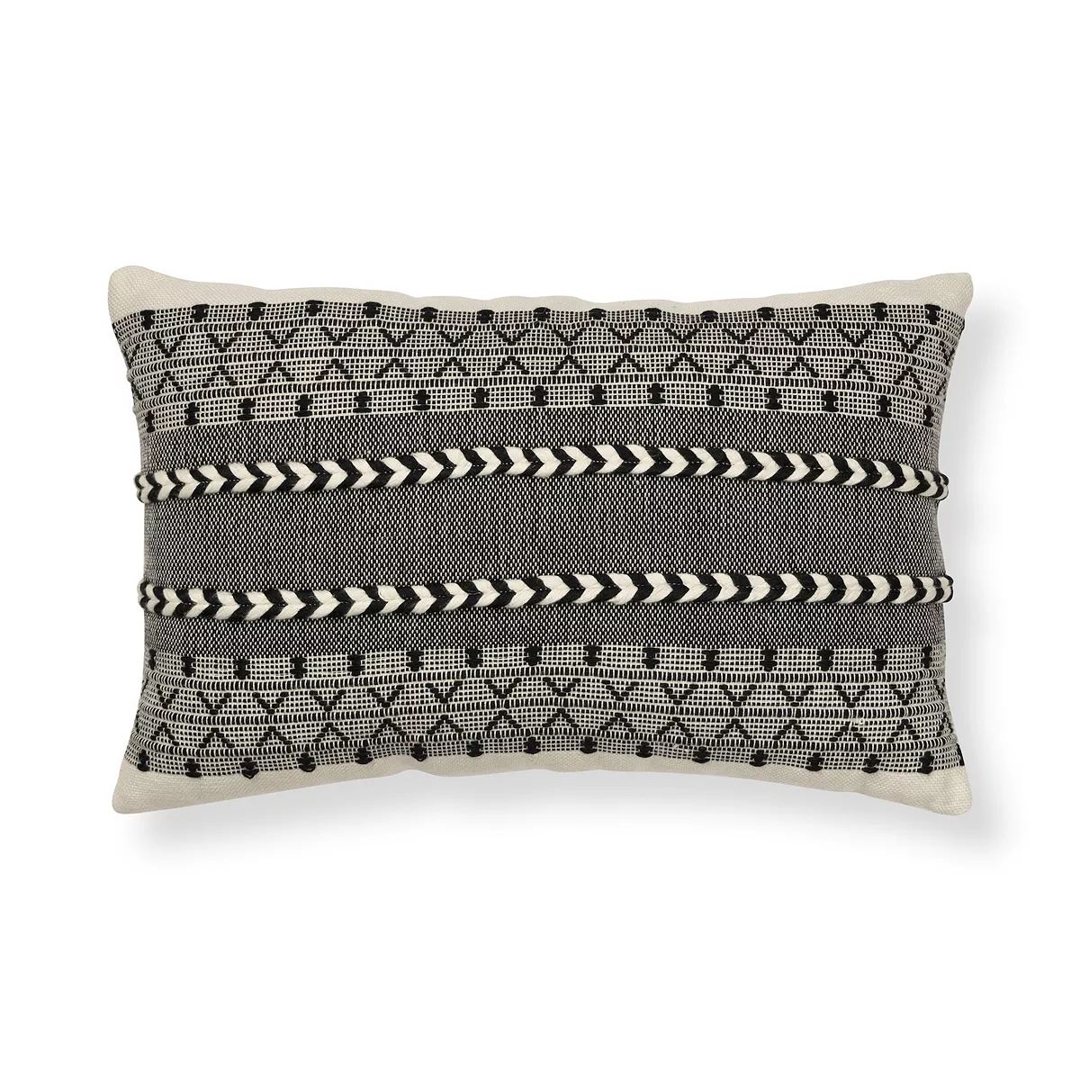 Sonoma Goods For Life® Woven Stripe Outdoor Decorative Pillow | Kohl's