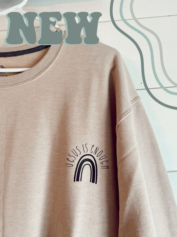 Jesus is Enough Sweatshirt  Christian Sweatshirt  Jesus | Etsy | Etsy (US)