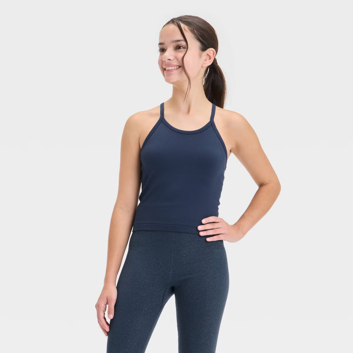 Girls' Seamless Crop Tank Top - All In Motion™ | Target