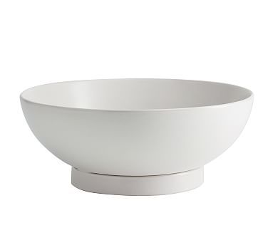 Mason Stoneware Footed Serving Bowls | Pottery Barn (US)