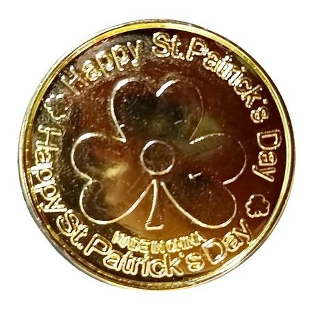 Sehao Irish Coin Green St. Patrick s Day Toy Coin Green Gold Coin Children s Adult Gift Souvenir Pla | Walmart (US)