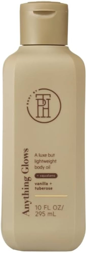 B~ ODY by T~P~H Anything Glows Body Oil for Dry Skin for Women & Men, 10 oz (Pack of 1) | Amazon (US)