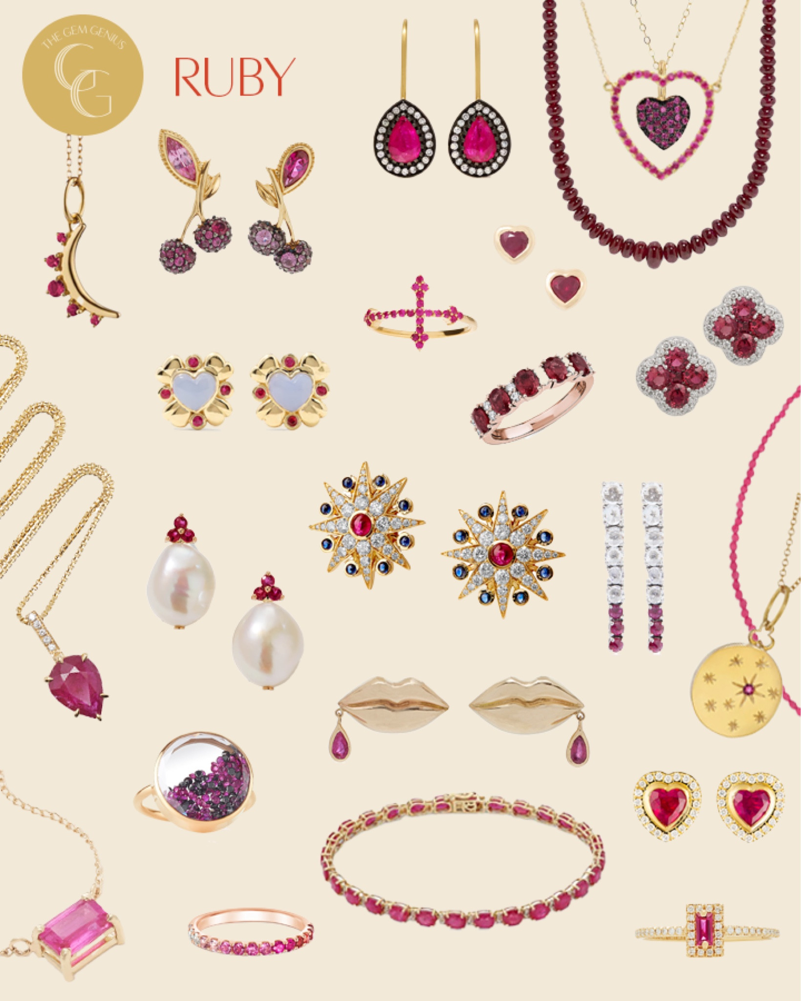 Ruby // Ruby is the July birthstone – and it’s the color of love and passion.

#thegemgenius #gemgenius #jewelry #jewels #jewelryaddict #ruby #birthstone #gemstones #jewelrytrend #charmedlife #charm #charms #onlineshop #shopsmall #womenownedbusiness #smallbusiness #smallbusinessowner #onlinebusiness #womenowned #earrings #necklace #bracelet #braceletstacks #rings #accessories #womensstyle #womensfashion #instajewelry #jewelrygram #designerjewelry #statementjewelry #statementearrings #fashionjewelry #moodboard

#LTKFind #LTKstyletip #LTKSeasonal