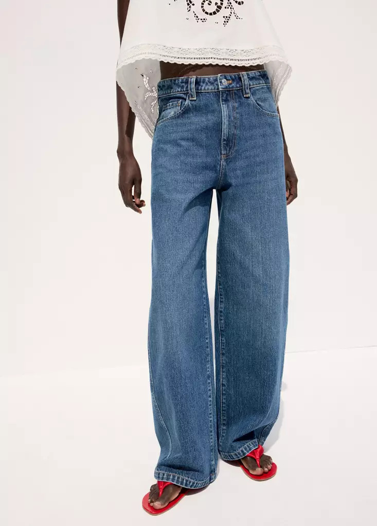 Mid-rise balloon jeans - Women | MANGO USA | Mango (US/MX/AU)