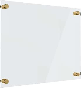 Non-Magnetic Floating Dry Erase Board for Kids and Adults | Hanging Frameless White Acrylic Board... | Amazon (US)