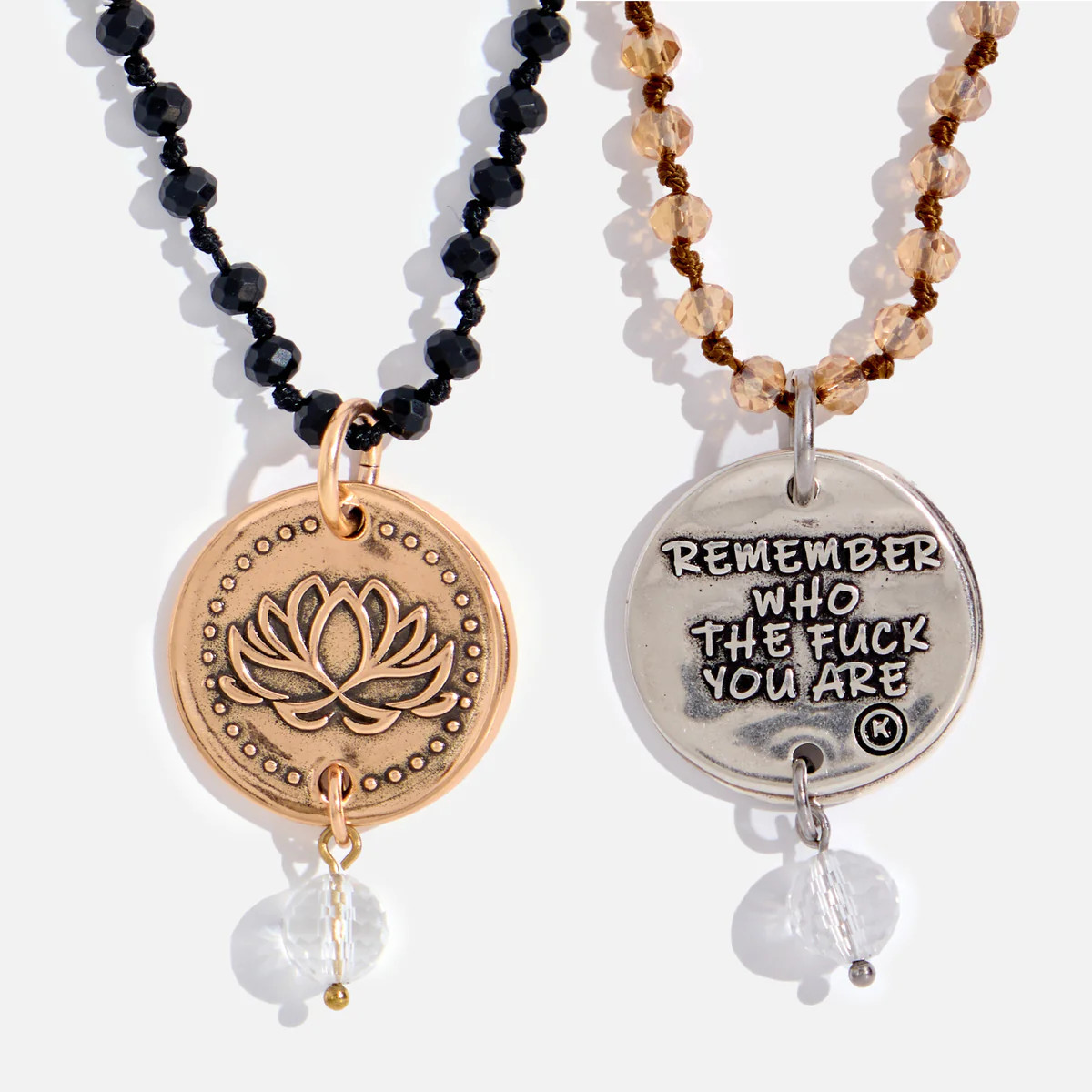 Remember Who The F*ck You Are Lotus Original Necklace | Katia Designs