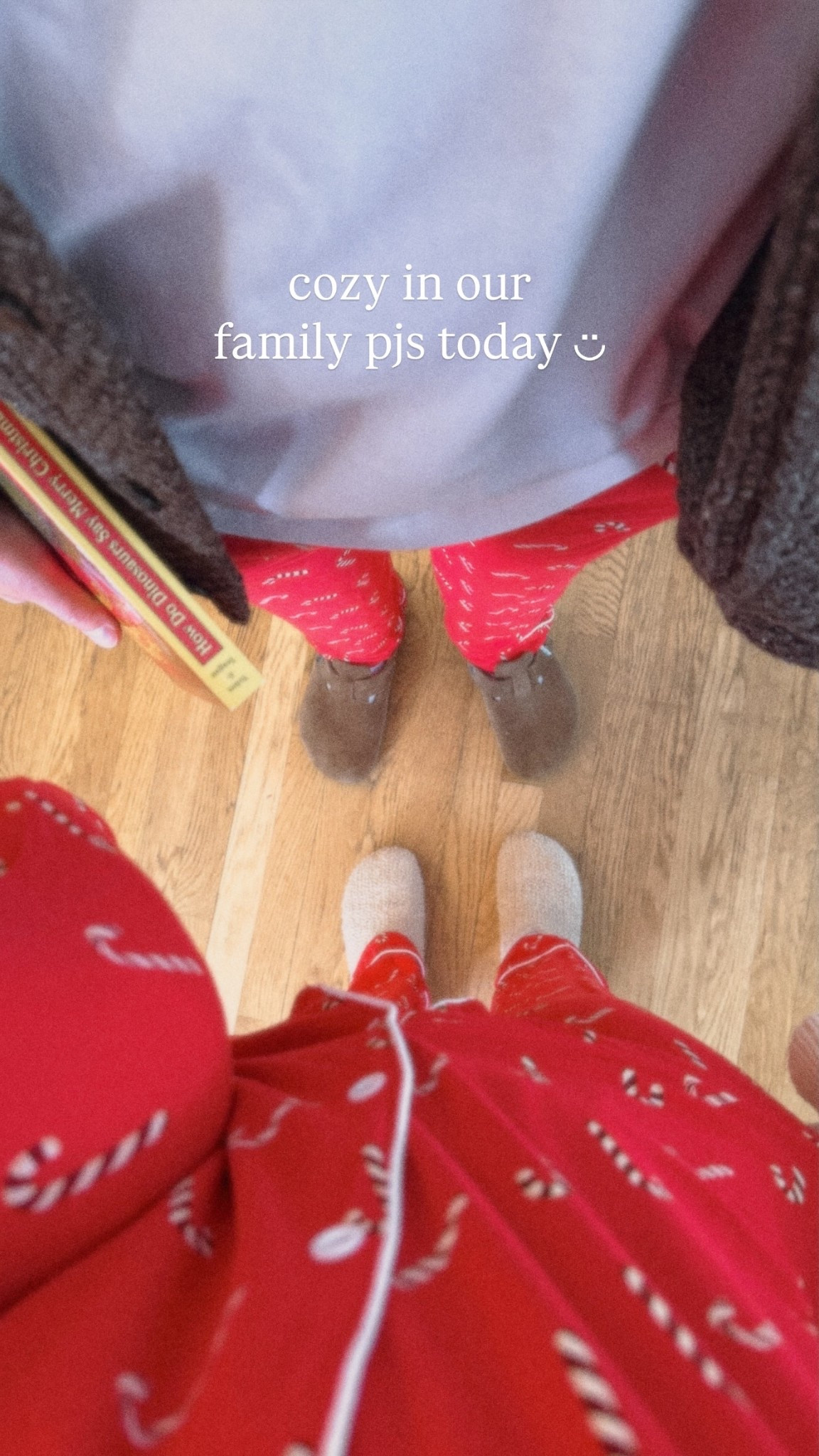 cozy in our
family pjs today ◡̈