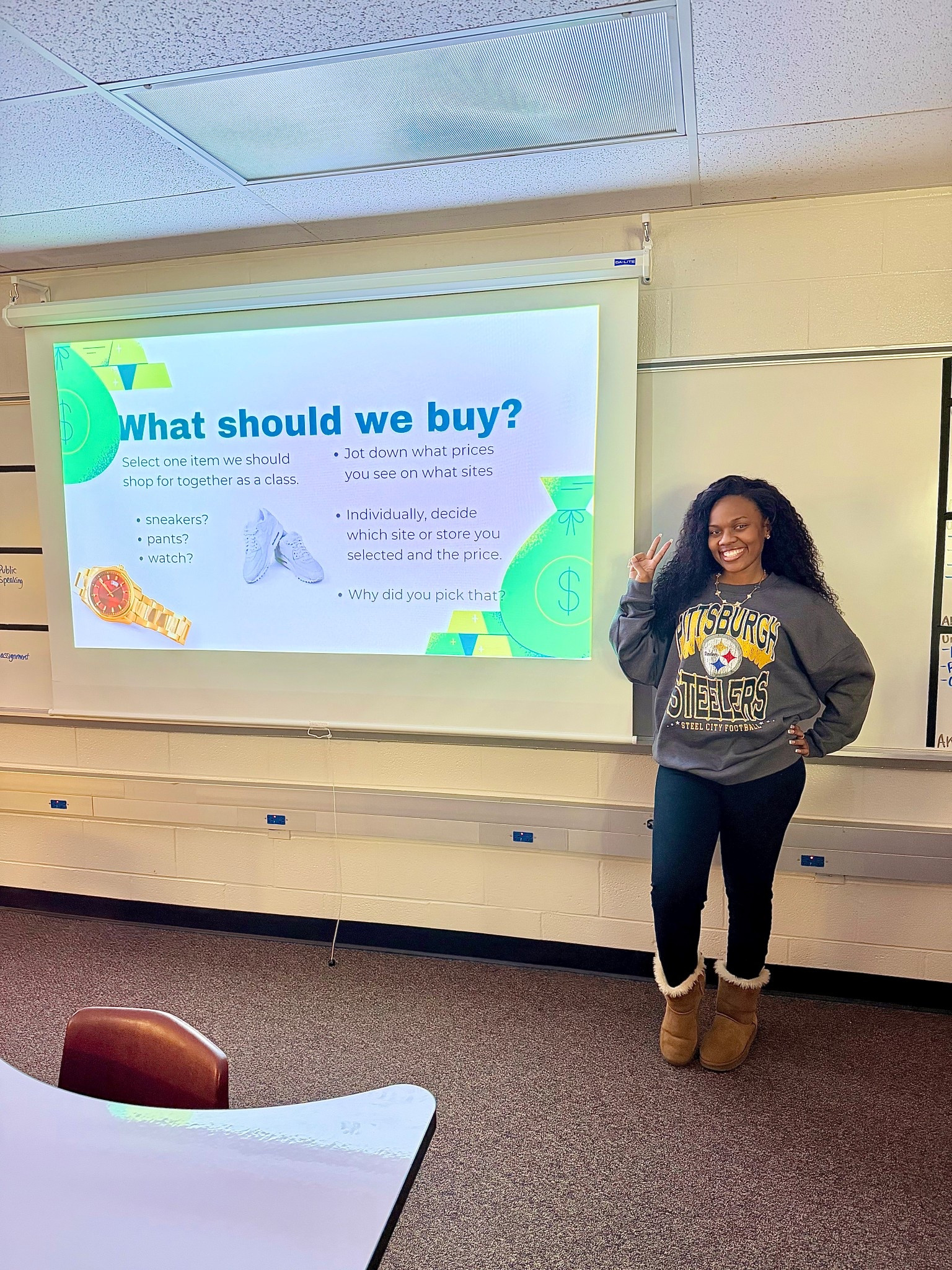 My Steelers have been eliminated from the playoffs 💔 We will win the next Super Bowl 🏆🖤💛

I’m wearing a size Medium in my oversized Pittsburgh Steelers from JC Penney. My black High-Rise Skinny Ankle Pants from Target are in a size 6. My chestnut Bailey Bow II boots by UGG are in a size 9.

#LTKdayinmylife #LTKWorkwear #LTKootd