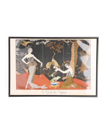 20x30 Le Gout Des Laques Framed High Gloss Canvas Print Wall Art | TJ Maxx