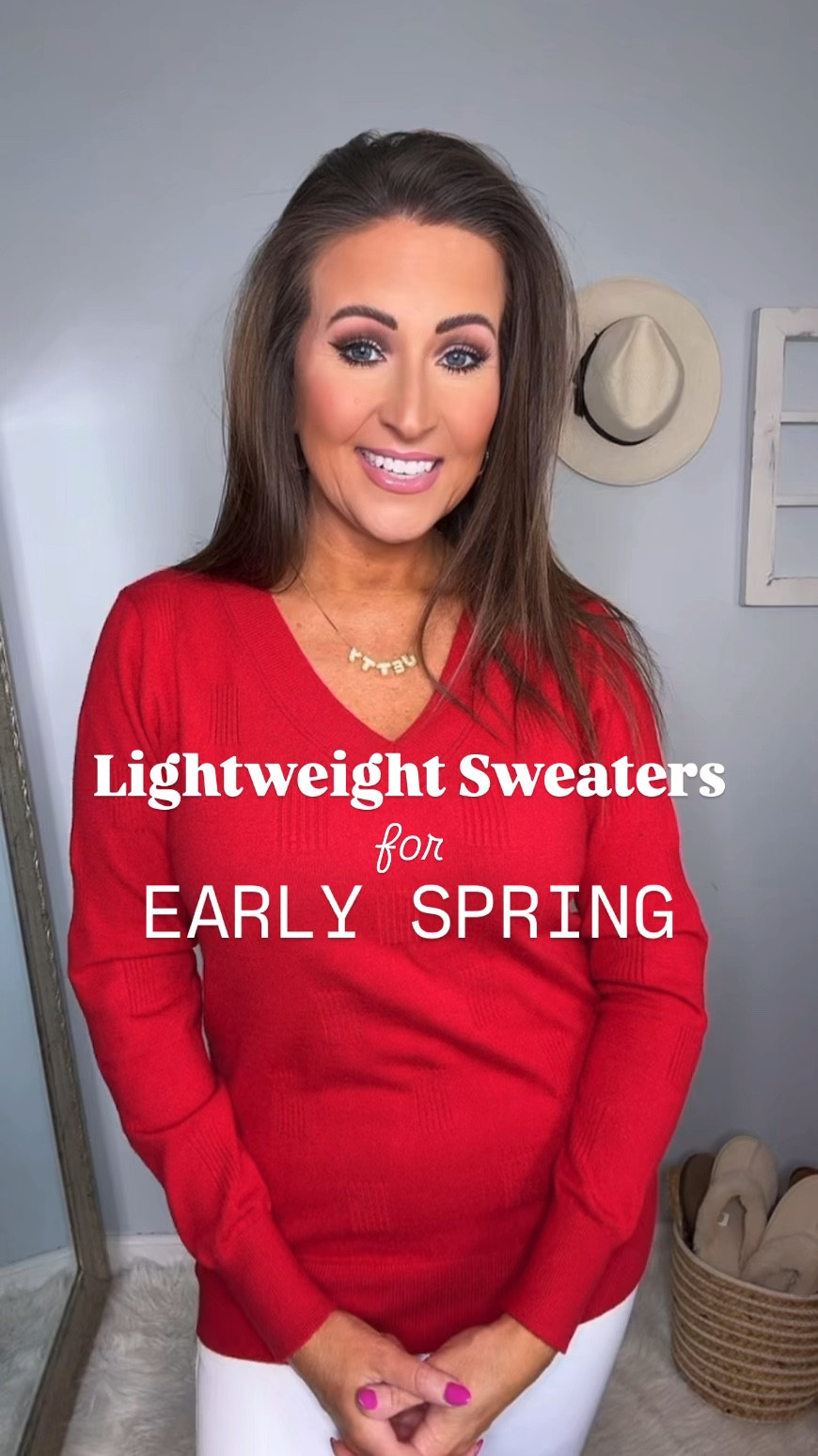 Lightweight sweaters for spring. I sized up to a M in all 3. 5’3”, 120, 30DDD-27-38.

⭐️⭐️⭐️Use code: aclinz30 for 15% off the sweaters.⭐️⭐️⭐️ ends 2/12 (deals and discounts subject to change without notice - code may not apply to certain colors/sizes)

White jeans: Petite M

spring outfit, spring fashion, workwear, wool blend sweater, crew neck sweater, v neck sweater, white jeans, white skinny jeans, white jeggings  

#LTKFindsUnder50 #LTKStyleTip #LTKWatchNow
