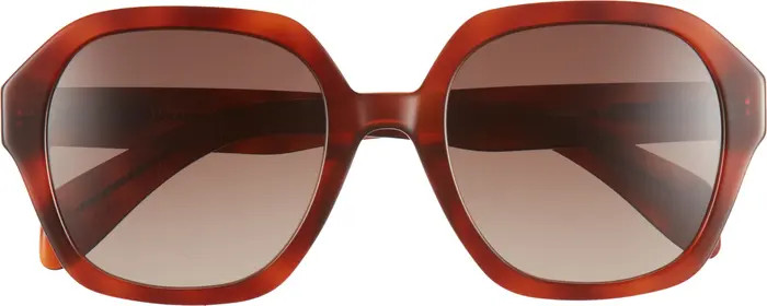 53mm Gradient Square Sunglasses | Nordstrom