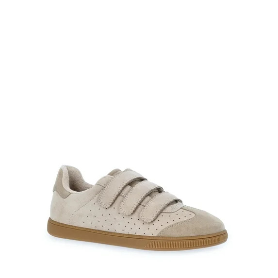 Madden NYC Women's Faux Suede Triple Strap Sneakers | Walmart (US)