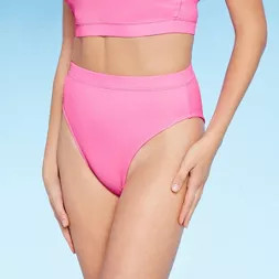 Juniors' Ribbed High Leg High Waist Bikini Bottom - Xhilaration™ | Target