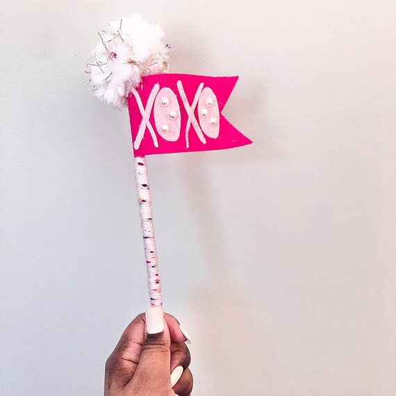 XOXO Valentines Day Pennant Flags| Valentine’s Day Decor | Etsy (US)