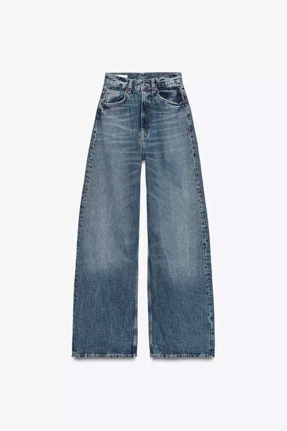 JEANS TRF EXTRA WIDE LEG VITA ALTA | Zara IT