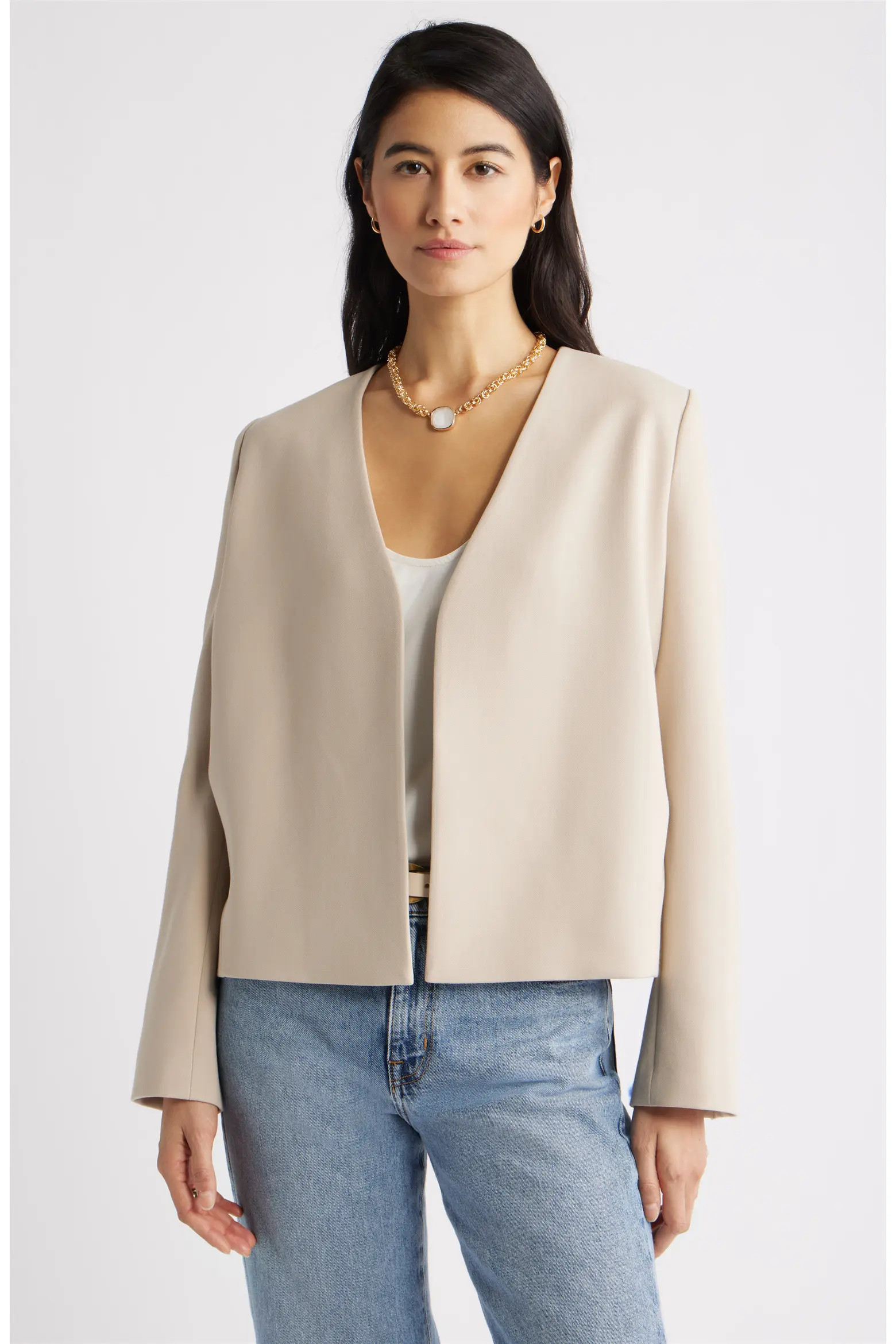 Collarless Blazer (Women) | Nordstrom | Nordstrom