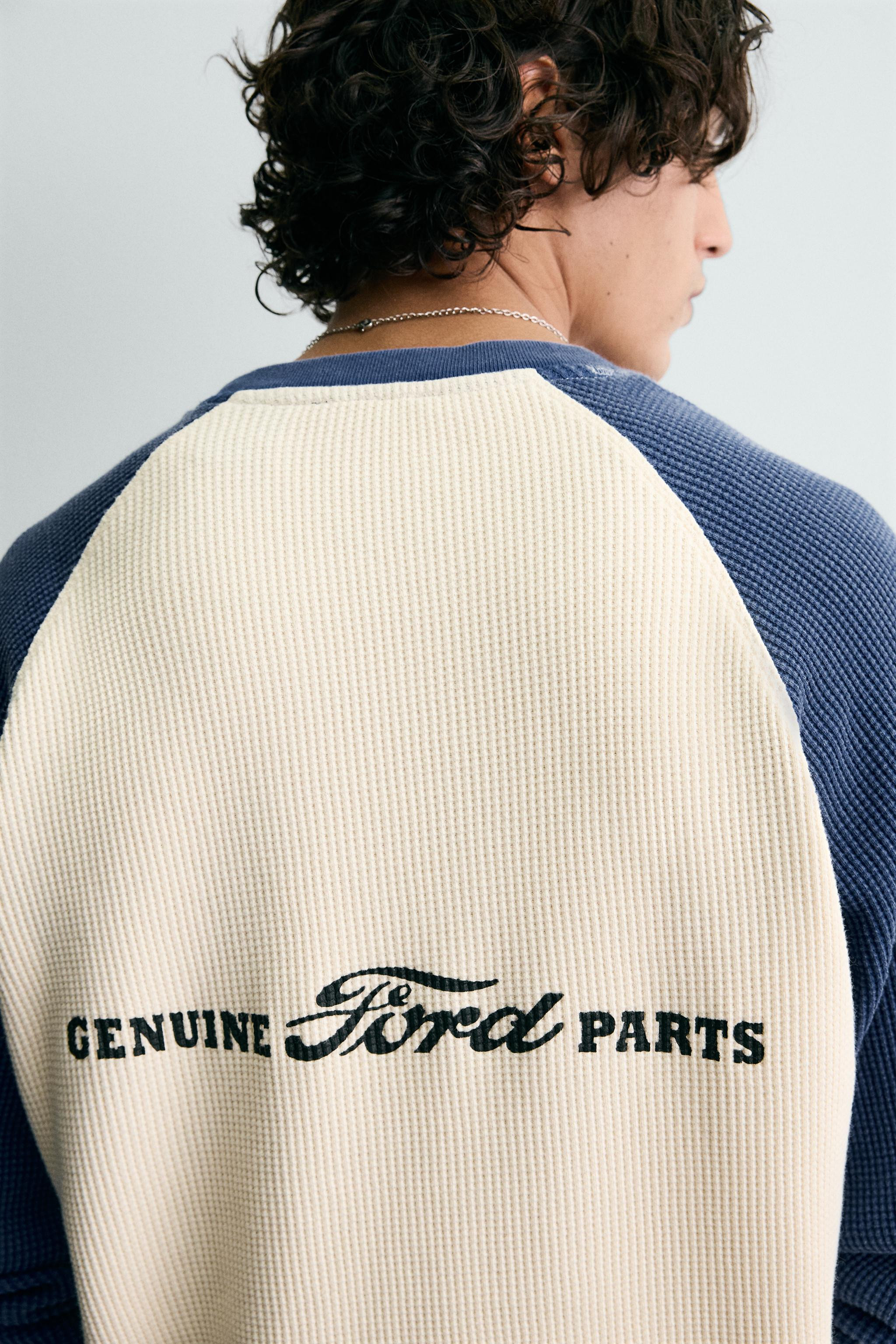 FORD © COLOR BLOCK WAFFLE T-SHIRT | Zara US