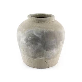 Terracotta Olive Brown Small Decorative Vase | The Home Depot