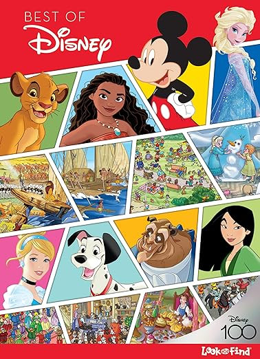 Best of Disney Look and Find Activity Book – Celebrating 100 Years of Wonder - Includes Mickey ... | Amazon (US)