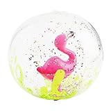 Mud Pie Children's Glitter Beach Ball, Flamingo | Amazon (US)