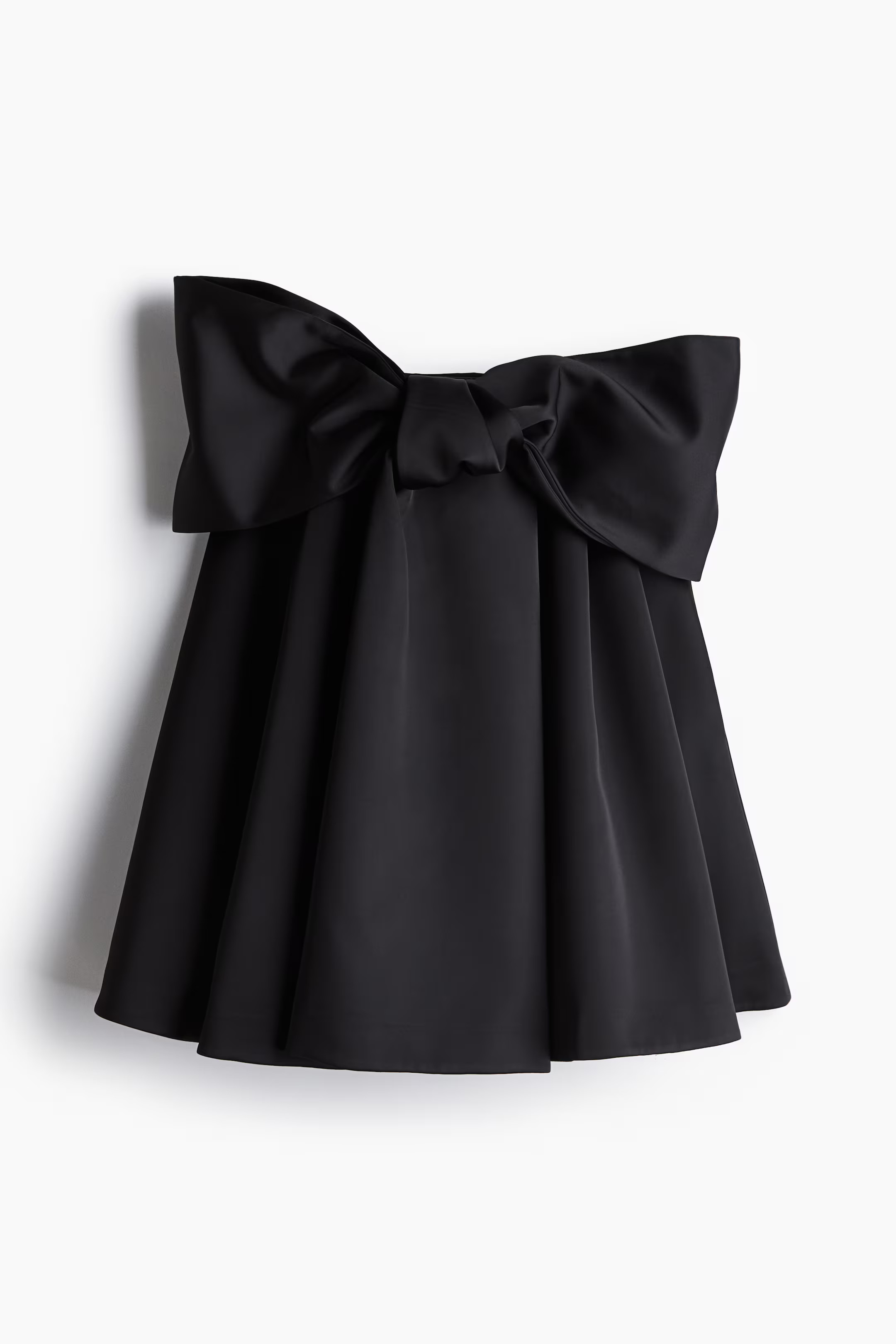 Bow-Front Satin Mini Dress | H&M (US + CA)