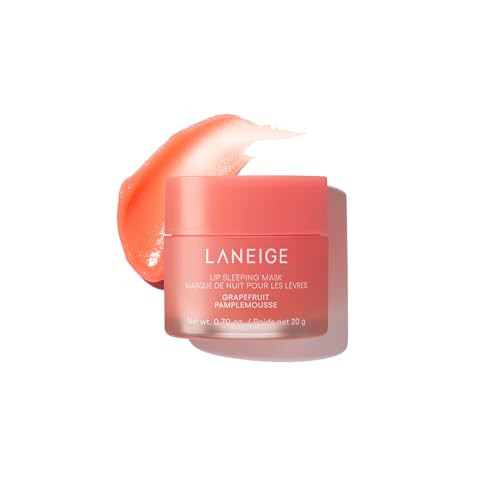 LANEIGE Lip Sleeping Mask, Grapefruit: Nourishing Overnight Lip Treatment with Vitamin C, Shea & Murumuru Butter for Hydrating Dry, Flaky Lips | Amazon (US)