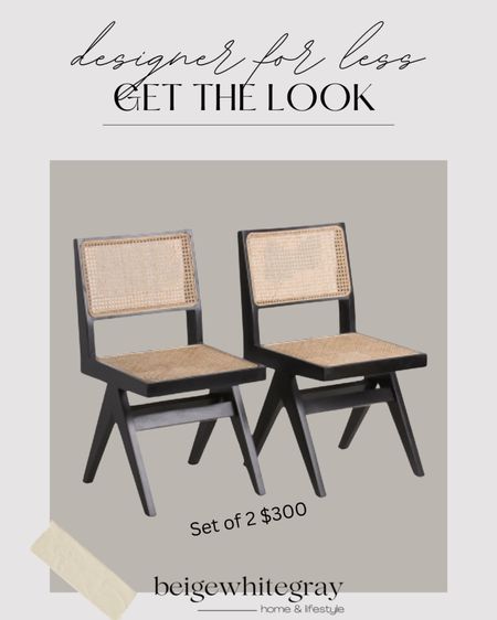 Run!!! These gorgeous black and cane back chairs are a steel for only $300 for the set of 2!!!! I obsessed and want them in my home!!

#LTKsalealert #LTKstyletip #LTKhome