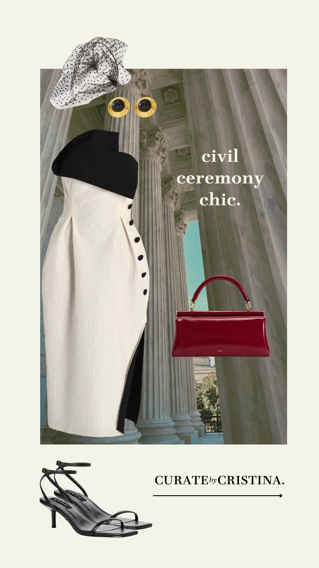  Civil ceremony chic - step back in time with this vintage inspired look to a time period where all you needed is New York and your person

#LTKSeasonal #LTKWedding #LTKootd