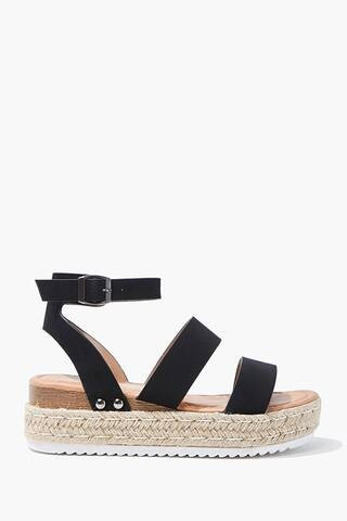 Faux Leather Flatform Wedges | Forever 21 (US)