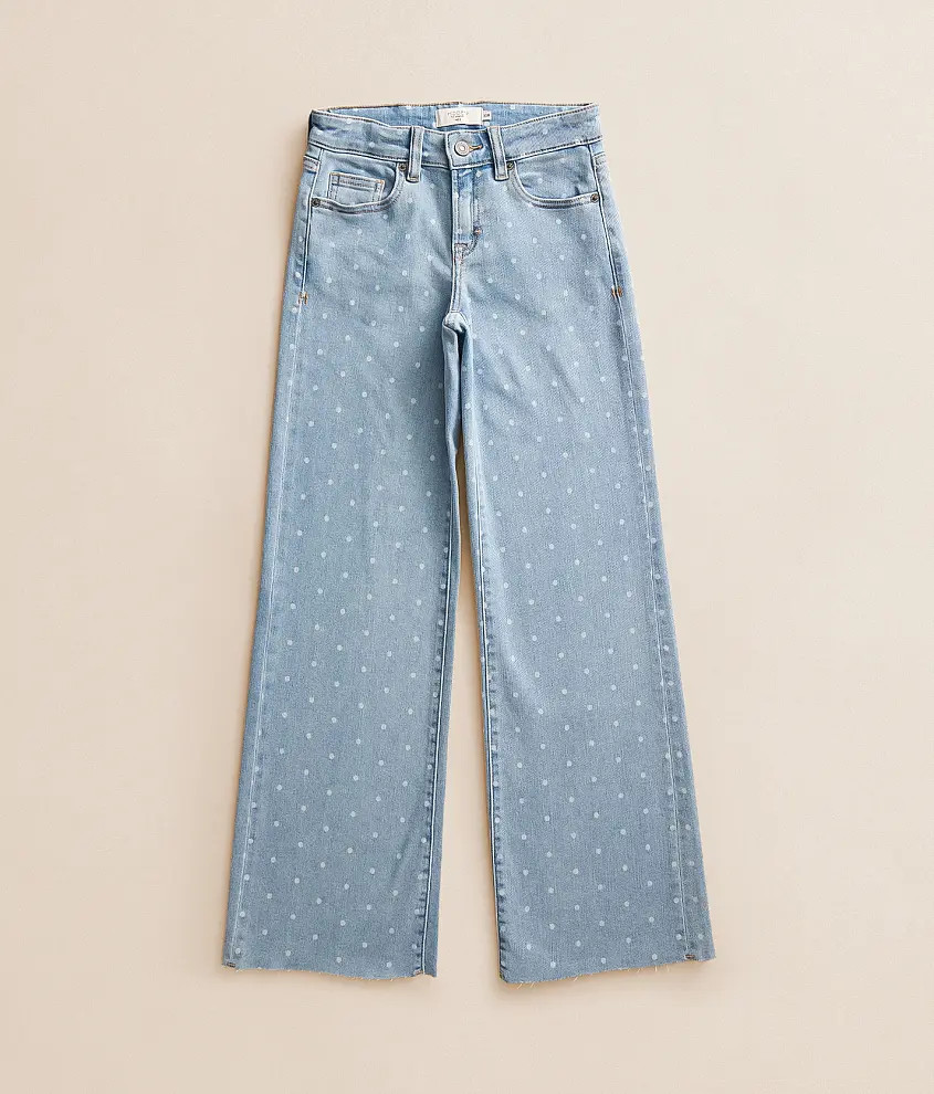 Girls - Mini Blake Polka Dot Dad Stretch Jean | Buckle