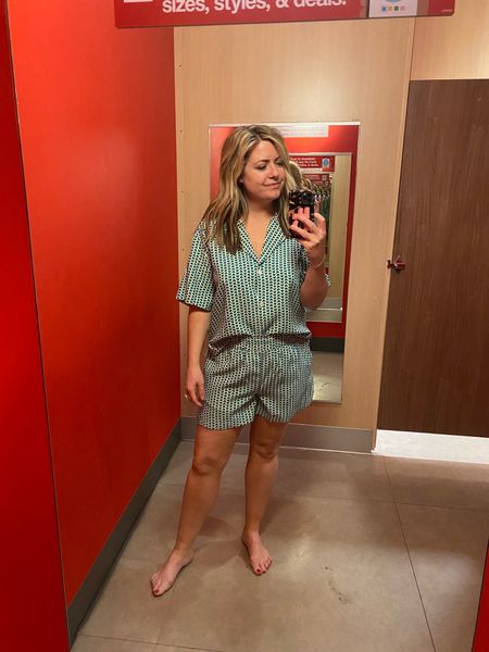 Your girl loves a matching set! And this green and white print is so chic. 

It would look so cute broken up too. The top with jeans and the shorts with a bodysuit.

#LTKSeasonal #LTKFind #LTKunder50