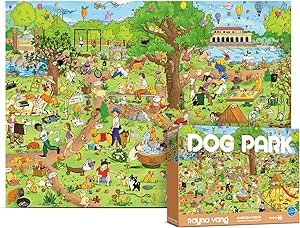 Antelope - 1000 Piece Puzzle for Adults, Dog Park Jigsaw Puzzles 1000 Pieces - 1000 Pieces High R... | Amazon (US)