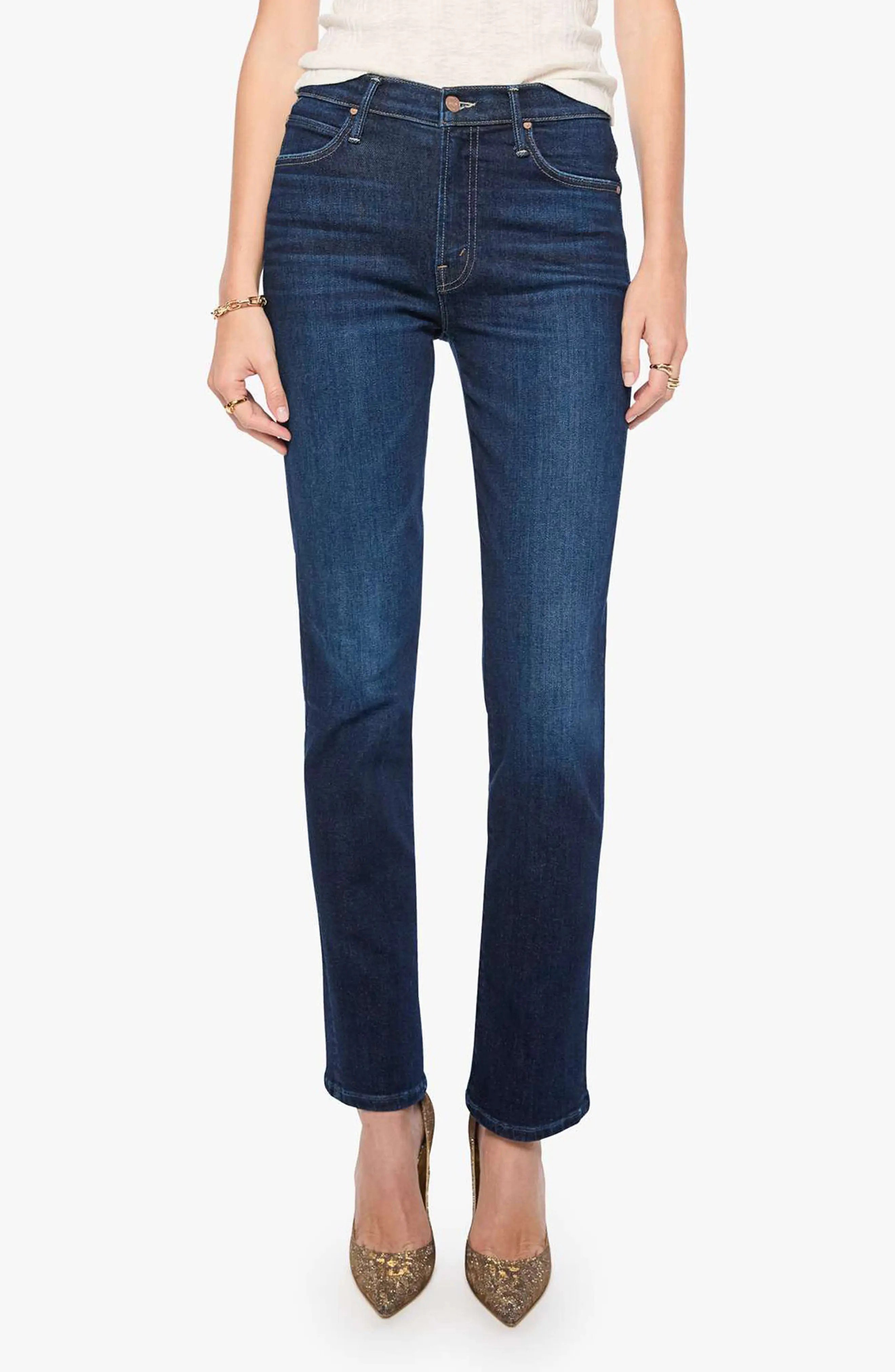 The Rascal Skimp High Waist Straight Leg Jeans | Nordstrom