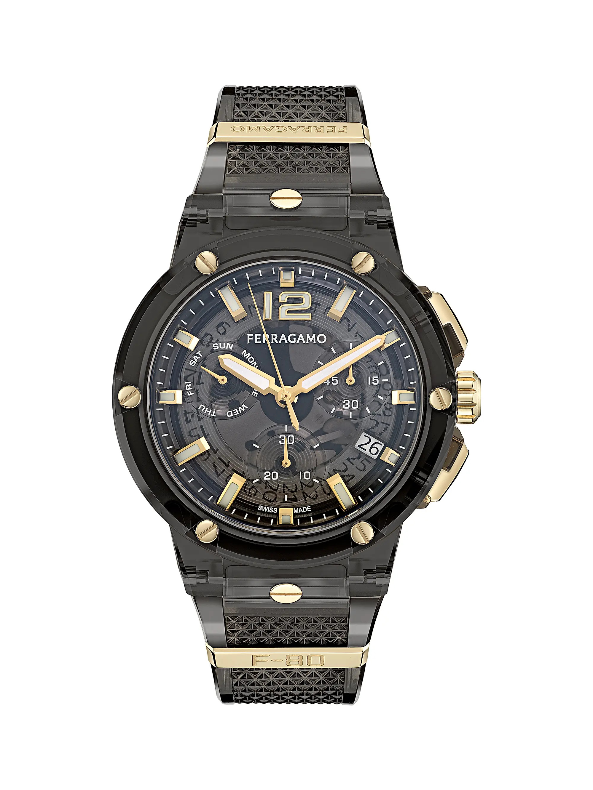 F-80 Translucent Chronograph Watch/44MM | Saks Fifth Avenue