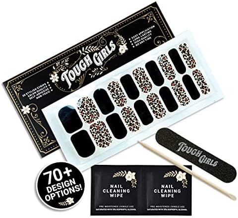 TOUGH GIRLS | Nail Polish Strips | 20 Stylish Strips | Brighter, Thicker, Tougher | Includes Cuticle | Amazon (US)
