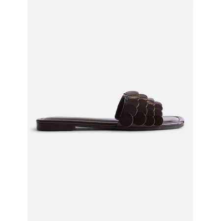 Scoop Women s Paillette Slip On Sandals | Walmart (US)