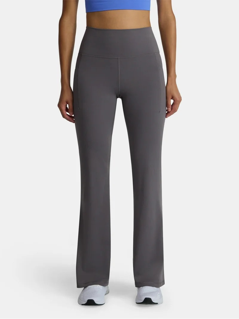 Avia Women's and Women's Plus SoftSculpt Flare Leggings with Pockets, Sizes XS-4X | Walmart (US)