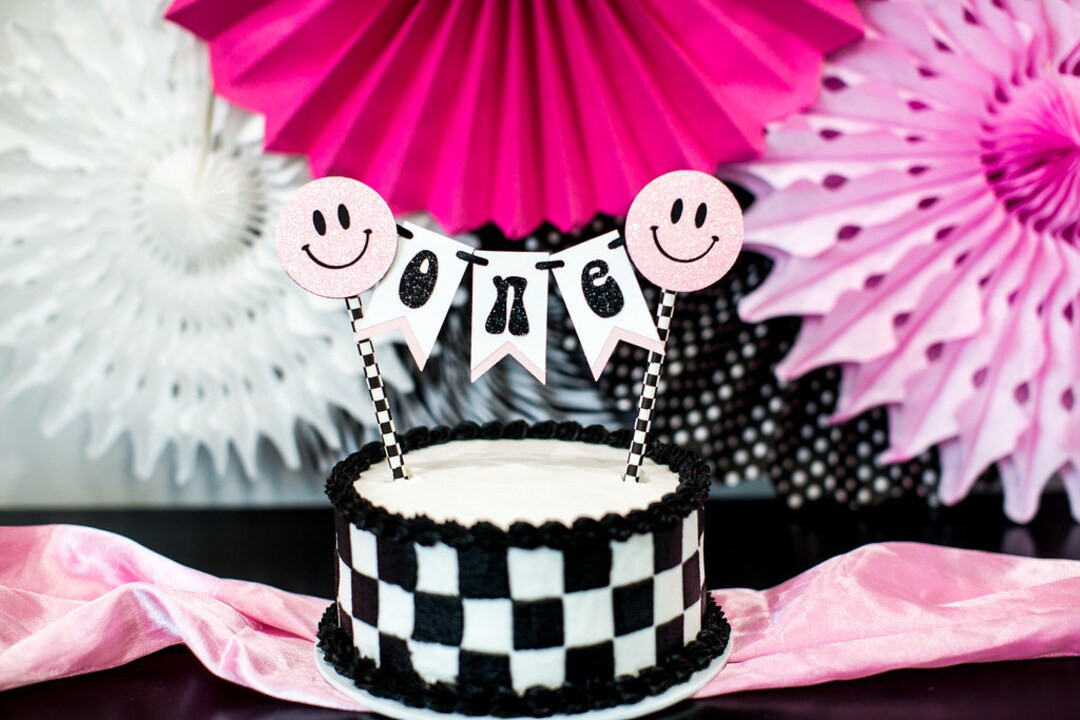 One Happy Babe Cake Topper. One Happy Girl Cake Topper. One Happy Babe First Birthday. One Happy ... | Etsy (US)