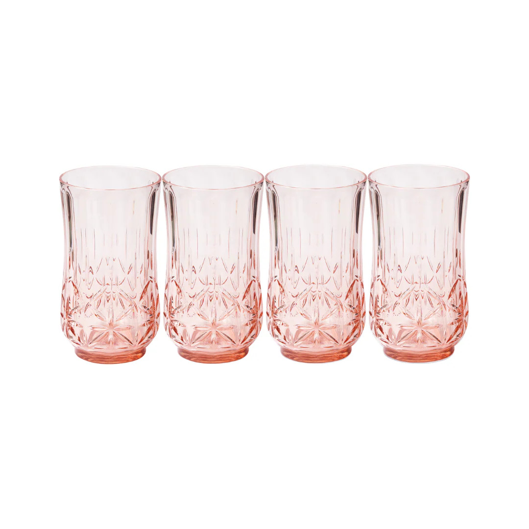 Tumbler Classic Tall | Blush | 4 Pack | 21 Oz | Sophistiplate