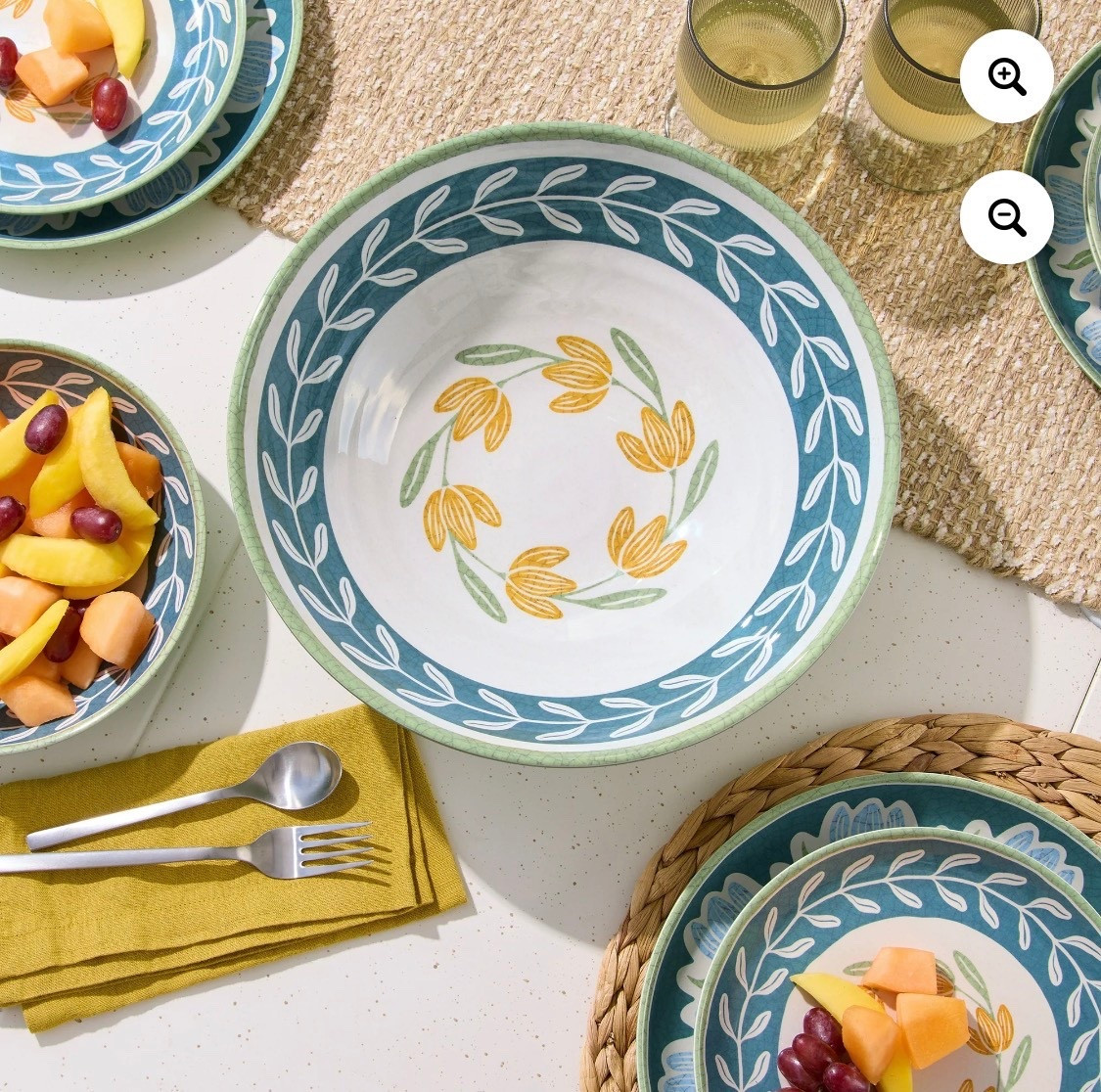 Bring effortless style to everyday moments with our Better Homes and Gardens Bamboo Melamine Floral Serve Bowl. Featuring durable materials such as ecochoice(55%bamboo+45%melamine), this piece is created to make everyday moments feel more intentional. Ideal for everyday living and weekend gatherings alike.

#LTKHome #LTKmomlife #LTKSeasonal