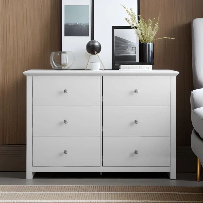 Tevrat 6 Drawers Double Dresser | Wayfair North America