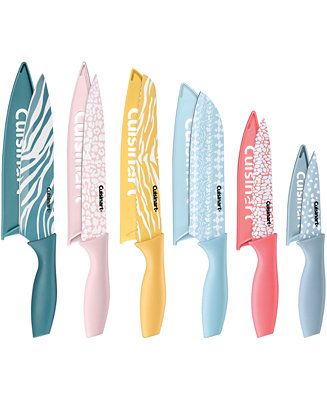 Cuisinart 12-Pc. Animal Print Cutlery Set with Blade Guards & Reviews - Cutlery & Knives - Kitche... | Macys (US)
