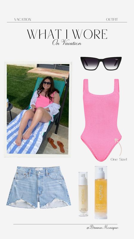 What I Wore on Vacation 
Vacation outfit 
Kopari use code 15OFFBREANA for a discount! 

#LTKfindsunder100 #LTKswim #LTKtravel