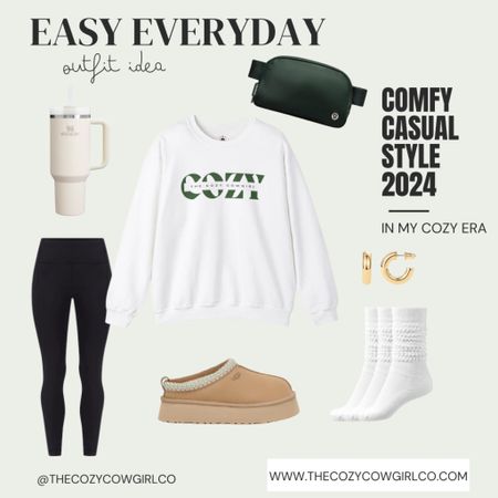 Easy everyday outfit inspo 🤍🧸🧦

Cozy Sweatshirt is from THECOZYCOWGIRLCO.COM
Size up for an oversized look! 

#LTKstyletip #LTKSeasonal #LTKSpringSale