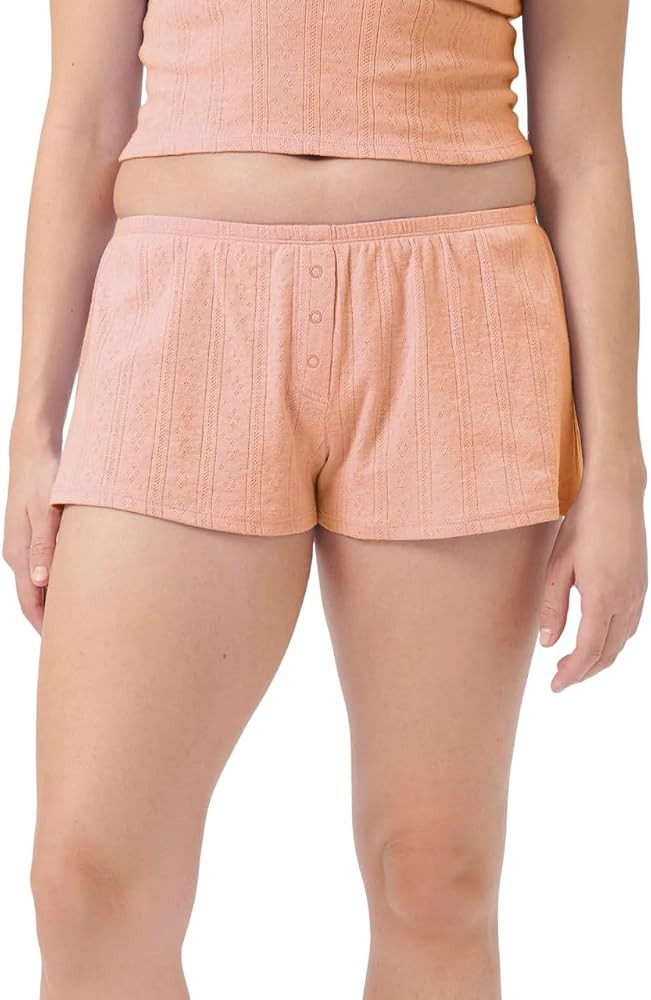 florence by mills Men's Cozy Crush Sweet Pointelle Sleep Short | Amazon (US)
